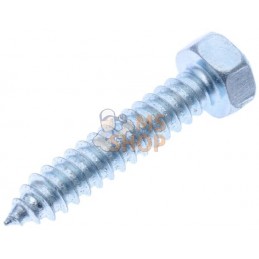 Vis auto-perforante 6.3x32mm tête hexagonale de 10 mm, DIN 7976C Kramp | KRAMP Vis auto-perforante 6.3x32mm tête hexagonale de 1
