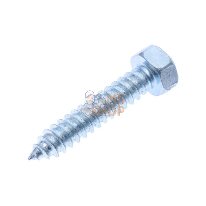 Vis auto-perforante 6.3x32mm tête hexagonale de 10 mm, DIN 7976C Kramp | KRAMP Vis auto-perforante 6.3x32mm tête hexagonale de 1
