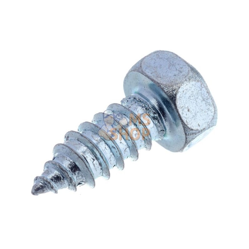 Vis auto-perforante 6.3x16mm tête hexagonale de 10 mm, DIN 7976C Kramp | KRAMP Vis auto-perforante 6.3x16mm tête hexagonale de 1