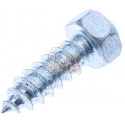 Vis auto-perforante 5.5x16mm, tête hexagonale 8 mm, DIN 7976C Kramp | KRAMP Vis auto-perforante 5.5x16mm, tête hexagonale 8 mm, 