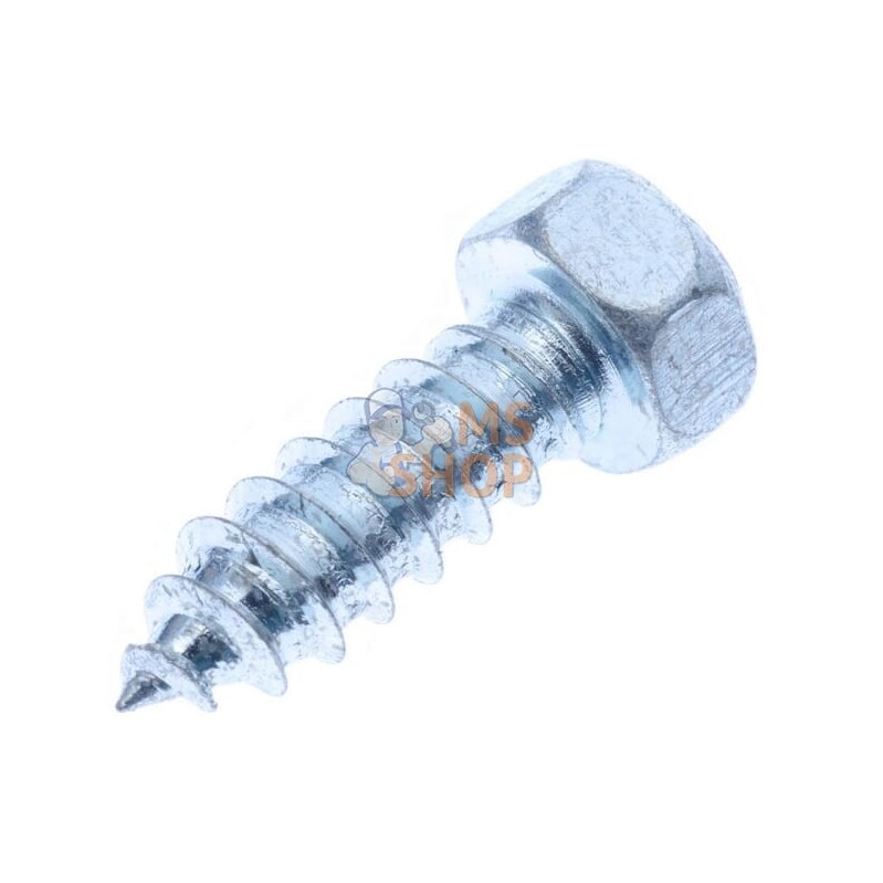 Vis auto-perforante 5.5x16mm, tête hexagonale 8 mm, DIN 7976C Kramp | KRAMP Vis auto-perforante 5.5x16mm, tête hexagonale 8 mm, 