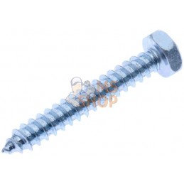 Vis auto-perforante 4,8x32mm, tête hexagonale 8mm, DIN 7976C Kramp | KRAMP Vis auto-perforante 4,8x32mm, tête hexagonale 8mm, DI