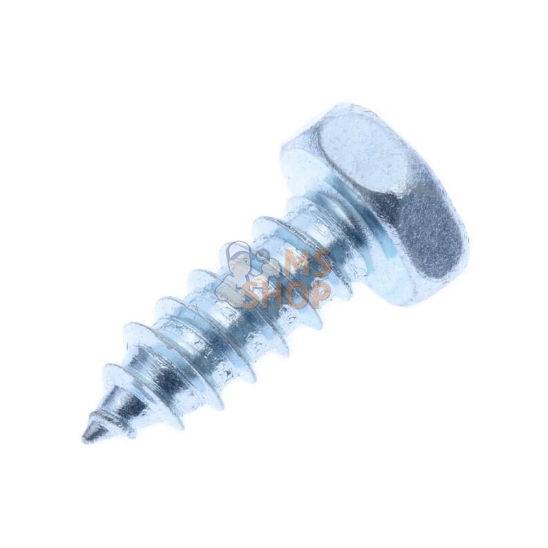 Vis auto-perforante 4,8x13mm, tête hexagonale 8mm, DIN 7976C Kramp | KRAMP Vis auto-perforante 4,8x13mm, tête hexagonale 8mm, DI