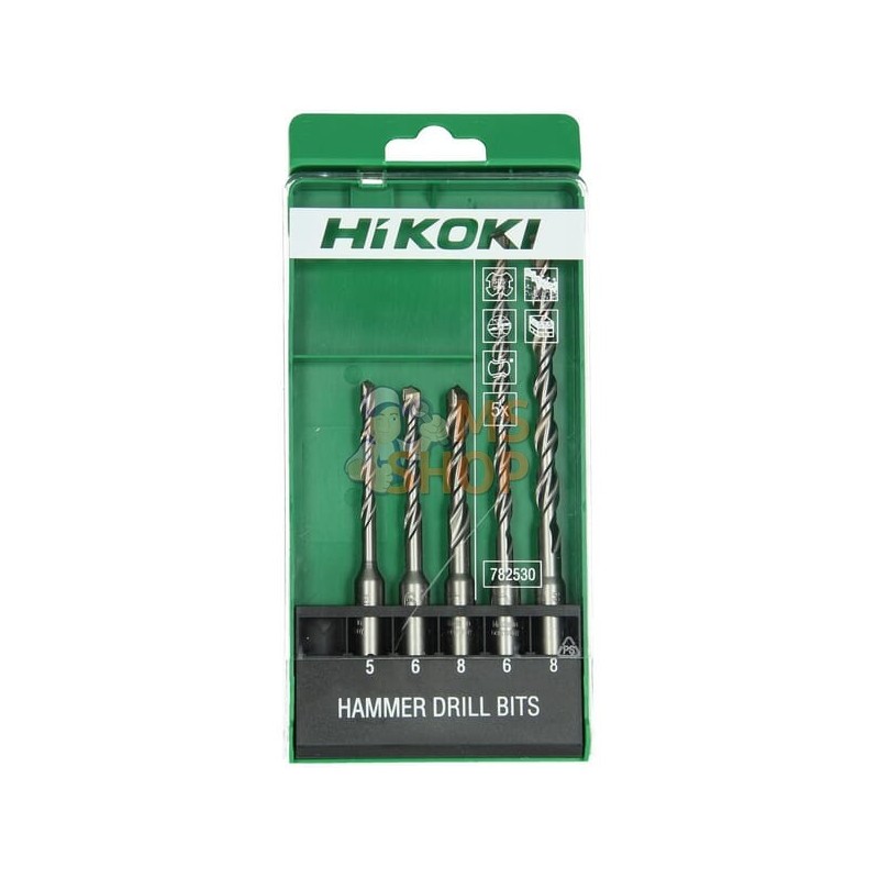 Pack de forêts SDS-PLUS (x5) | HIKOKI Pack de forêts SDS-PLUS (x5) | HIKOKIPR#612469
