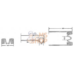 Dent de ramassage Ø5 p/ | KRAMP Dent de ramassage Ø5 p/ | KRAMPPR#565607