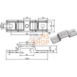 Porte-anneau zingué | KRAMP Porte-anneau zingué | KRAMPPR#705747
