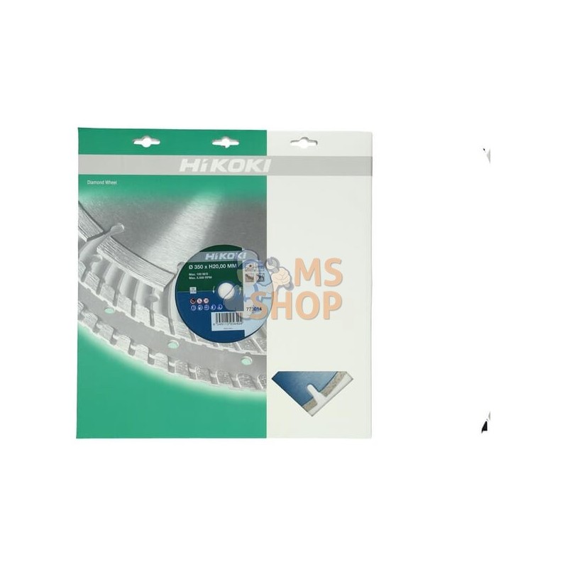 Lame scie diamant béton 350x20 | HIKOKI Lame scie diamant béton 350x20 | HIKOKIPR#612339