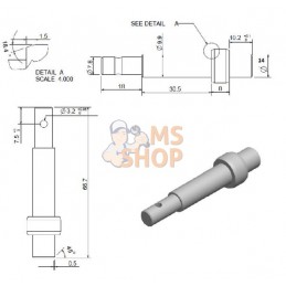 Verrou à ressort zingué | KRAMP Verrou à ressort zingué | KRAMPPR#705775