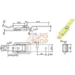 Fermeture excentrique zinguée | KRAMP Fermeture excentrique zinguée | KRAMPPR#705688