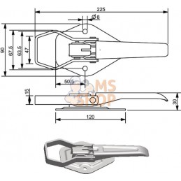 Fermeture excentrique zinguée | KRAMP Fermeture excentrique zinguée | KRAMPPR#705713