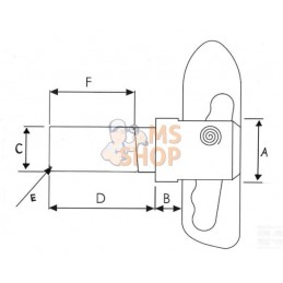 Fermeture par clavette zinguée | KRAMP Fermeture par clavette zinguée | KRAMPPR#705734