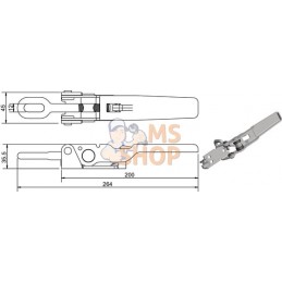 Fermeture excentrique zinguée | KRAMP Fermeture excentrique zinguée | KRAMPPR#705711