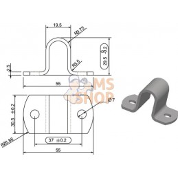 Verrou à ressort zingué | KRAMP Verrou à ressort zingué | KRAMPPR#705790