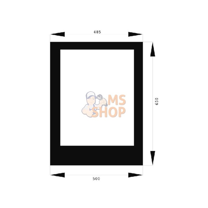 Pare-brise avant inf. | KRAMP Pare-brise avant inf. | KRAMPPR#463911