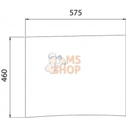 Pare-brise avant inf. | KRAMP Pare-brise avant inf. | KRAMPPR#463732