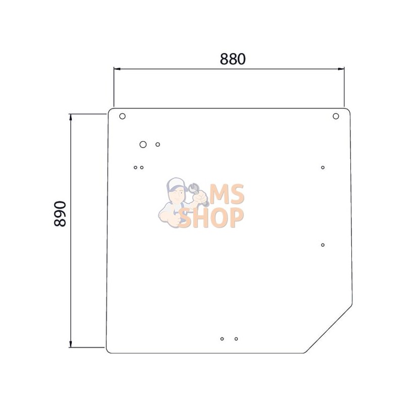 Lunette arrière, partie sup. | KRAMP Lunette arrière, partie sup. | KRAMPPR#463944
