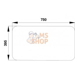 Vitre arrière inf. | CLAAS Vitre arrière inf. | CLAASPR#912166