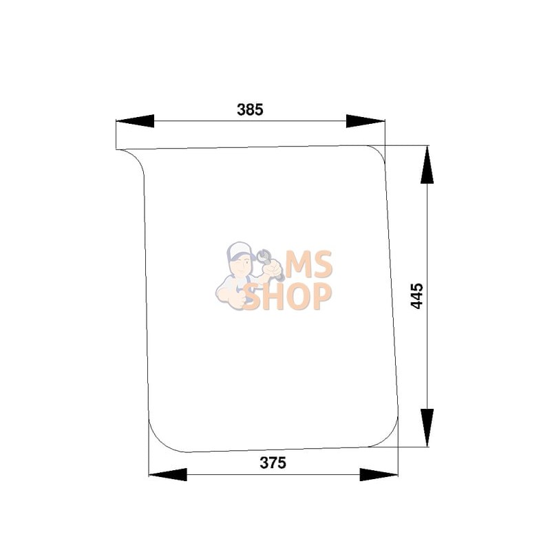 Pare-brise avant inf. | CLAAS Pare-brise avant inf. | CLAASPR#912168