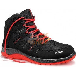 Chaussures de sécurité hautes Maddox noir/rouge taille 48 | ELTEN Chaussures de sécurité hautes Maddox noir/rouge taille 48 | EL