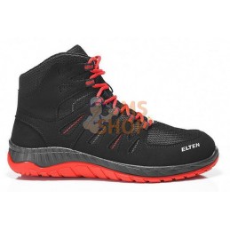 Chaussures de sécurité hautes Maddox noir/rouge taille 48 | ELTEN Chaussures de sécurité hautes Maddox noir/rouge taille 48 | EL