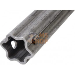 Tube profilé durci étoile S6H Ø ext. : 71,5x57,5x5 mm L : 1 m Walterscheid | WALTERSCHEID Tube profilé durci étoile S6H Ø ext. :