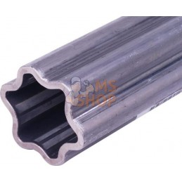 Tube profilé étoile S5 Ø ext. : 61x47x4,5 mm L : 2,9 m Walterscheid | WALTERSCHEID Tube profilé étoile S5 Ø ext. : 61x47x4,5 mm 