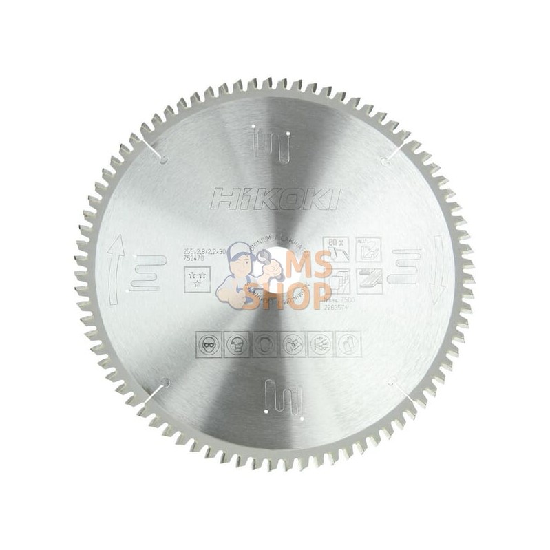 Lame de scie circulaire 255x30 T80 Alu | HIKOKI Lame de scie circulaire 255x30 T80 Alu | HIKOKIPR#612165 Lame de scie circulaire 255x30 T80 Alu | HIKOKI Lame de scie circulaire 255x30 T80 Alu | HIKOKIPR#612165
