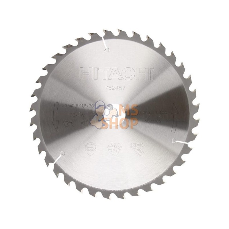 Lame de scie circulaire 235x30 T36 | HIKOKI Lame de scie circulaire 235x30 T36 | HIKOKIPR#612159 Lame de scie circulaire 235x30 T36 | HIKOKI Lame de scie circulaire 235x30 T36 | HIKOKIPR#612159