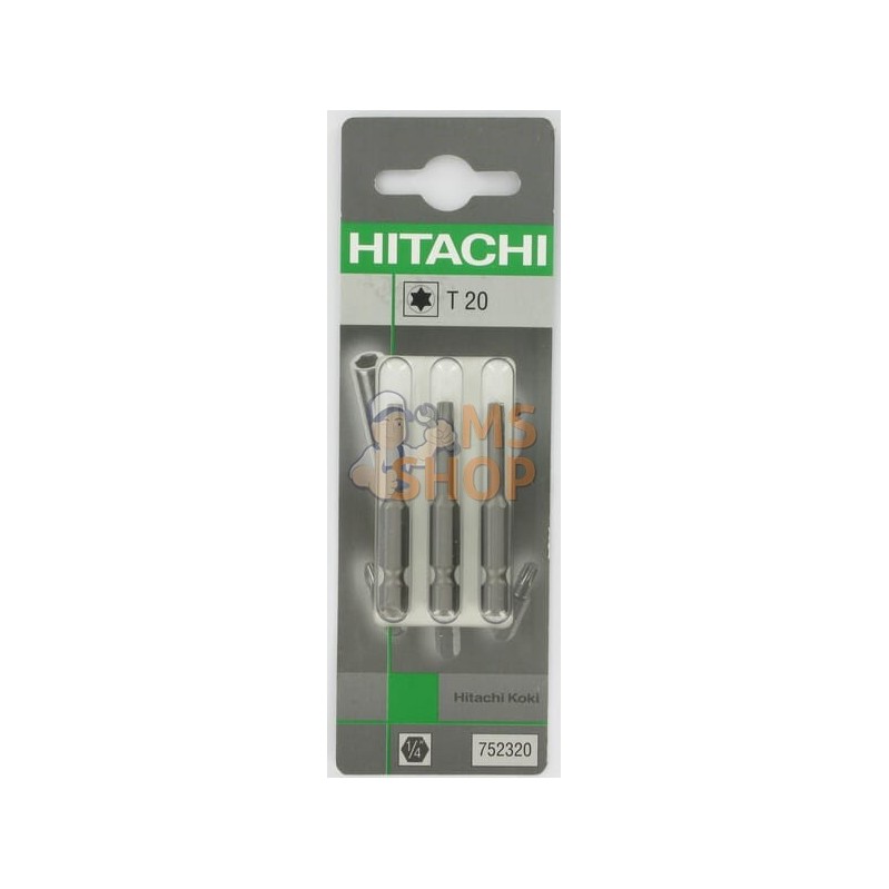 Embouts Torx 1/4" T20-50mm (3x) | HIKOKI Embouts Torx 1/4" T20-50mm (3x) | HIKOKIPR#612129