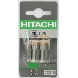 Embouts Torx 1/4" T25-25mm (3x) | HIKOKI Embouts Torx 1/4" T25-25mm (3x) | HIKOKIPR#612126