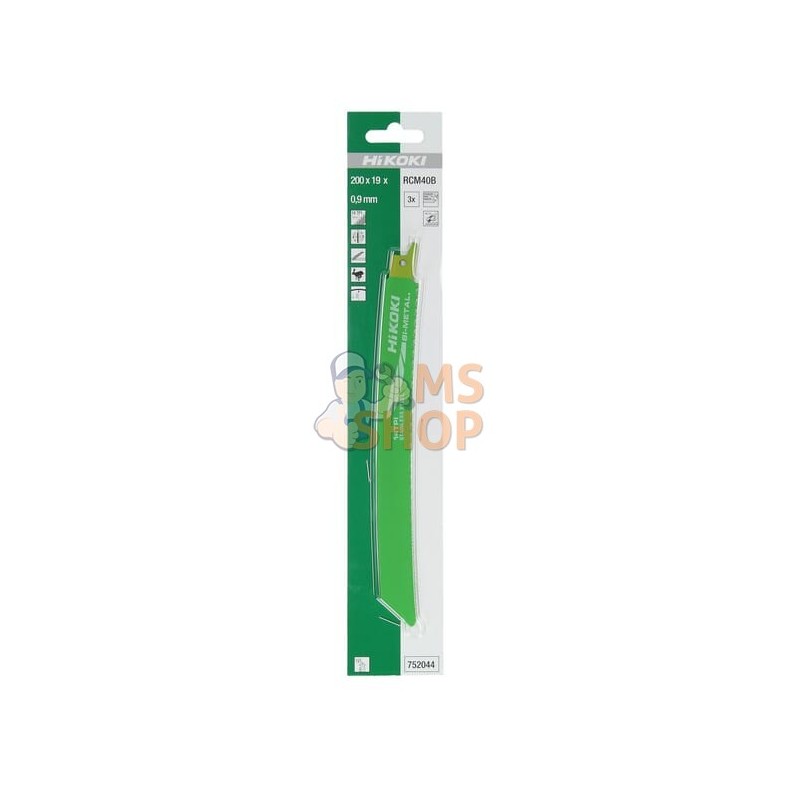 Lame scie sabre RCM40B 3pcs | HIKOKI Lame scie sabre RCM40B 3pcs | HIKOKIPR#612076 Lame scie sabre RCM40B 3pcs | HIKOKI Lame scie sabre RCM40B 3pcs | HIKOKIPR#612076
