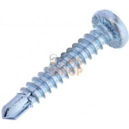 Vis auto-perforante 4.2x25mm, 2mm Robertson carré SQ2 tête plate, DIN 7504 Kramp | KRAMP Vis auto-perforante 4.2x25mm, 2mm Rober