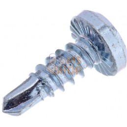 Vis auto-perforante 4.2x13mm, 2mm Robertson carré SQ2 tête plate, DIN 7504 Kramp | KRAMP Vis auto-perforante 4.2x13mm, 2mm Rober