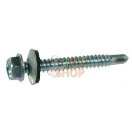 Vis auto-perforante 6.3x100mm tête hexagonale à bride de 10 mm, DIN 7504 Kramp | KRAMP Vis auto-perforante 6.3x100mm tête hexago