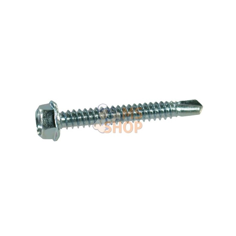 Vis auto-perforante 4,2x32mm, tête hexagonale à bride de 7mm, DIN 7504 Kramp | KRAMP Vis auto-perforante 4,2x32mm, tête hexagona