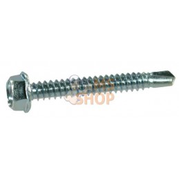 Vis auto-perforante 2x13mm, tête hexagonale à bride 7mm, DIN 7504 Kramp | KRAMP Vis auto-perforante 2x13mm, tête hexagonale à br