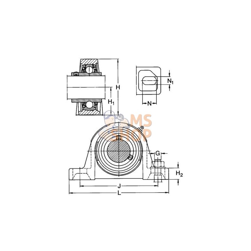 Palier complet | SKF Palier complet | SKFPR#606734 Palier complet | SKF Palier complet | SKFPR#606734