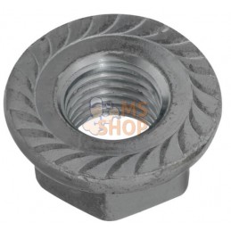 Écrou hexagonal à embase crantée DIN6923 M8x1.25 Ac | KRAMP Écrou hexagonal à embase crantée DIN6923 M8x1.25 Ac | KRAMPPR#732675