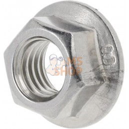 Écrou hexagonal à embase crantée M10 SS A2 | KRAMP Écrou hexagonal à embase crantée M10 SS A2 | KRAMPPR#733152