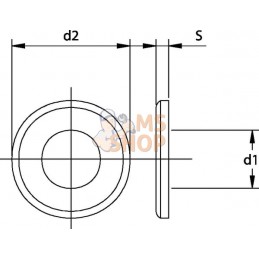 Rondelle M16x30x4mm, Acier zingué DIN 6916 Kramp | KRAMP Rondelle M16x30x4mm, Acier zingué DIN 6916 Kramp | KRAMPPR#841308