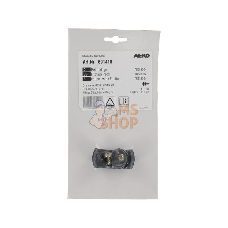 Garnitures de friction AKS3004 | AL-KO Garnitures de friction AKS3004 | AL-KOPR#647945 Garnitures de friction AKS3004 | AL-KO Garnitures de friction AKS3004 | AL-KOPR#647945