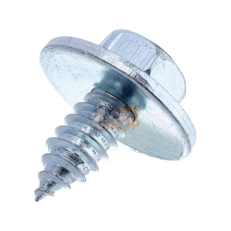 Vis auto-perforante 8x19mm,tête hexagonale de 13 mm, DIN 6901 Kramp | KRAMP Vis auto-perforante 8x19mm,tête hexagonale de 13 mm,