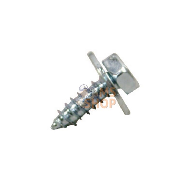 Vis auto-perforante 6.3x19mm,tête hexagonale de 10 mm, DIN 6901 Kramp | KRAMP Vis auto-perforante 6.3x19mm,tête hexagonale de 10