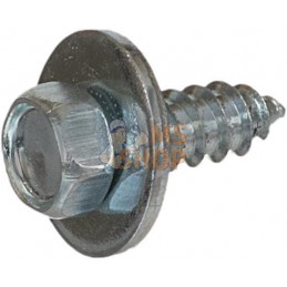 Vis auto-perforante 5.5x16mm, tête hexagonale 8 mm, DIN 6901 Kramp | KRAMP Vis auto-perforante 5.5x16mm, tête hexagonale 8 mm, D