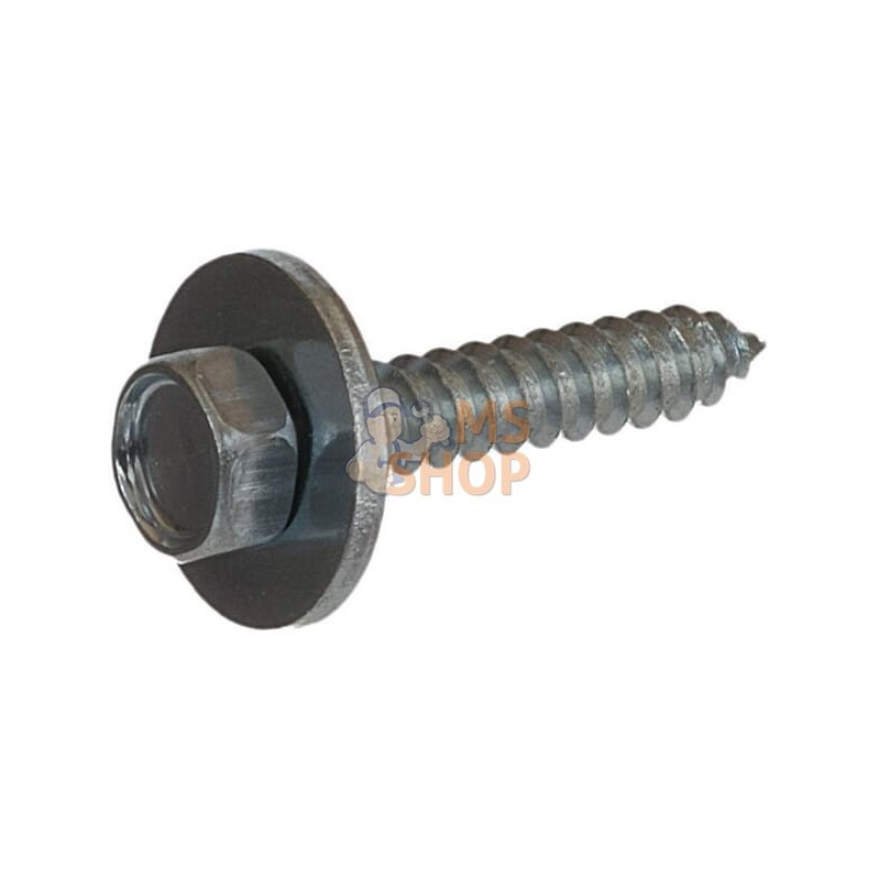 Vis auto-perforante 4,8x25mm, tête hexagonale 8mm, DIN 6901 Kramp | KRAMP Vis auto-perforante 4,8x25mm, tête hexagonale 8mm, DIN