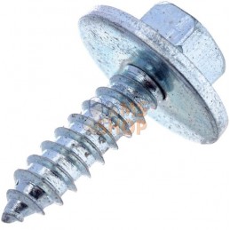 Vis auto-perforante 4,8x19mm, tête hexagonale 8mm, DIN 6901 Kramp | KRAMP Vis auto-perforante 4,8x19mm, tête hexagonale 8mm, DIN
