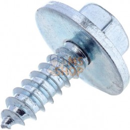 Vis auto-perforante 4,8x16mm, tête hexagonale 8mm, DIN 6901 Kramp | KRAMP Vis auto-perforante 4,8x16mm, tête hexagonale 8mm, DIN