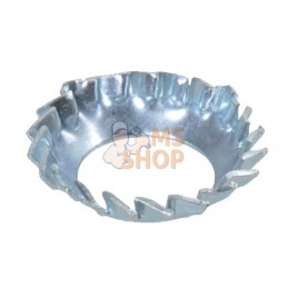 Rondelle frein dentelée M10x19x0,4mm, Acier zingué DIN 6798 Kramp | KRAMP Rondelle frein dentelée M10x19x0,4mm, Acier zingué DIN