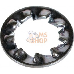 Rondelle frein dentée M6x11x0,7mm, Acier zingué DIN 6798 Kramp | KRAMP Rondelle frein dentée M6x11x0,7mm, Acier zingué DIN 6798 