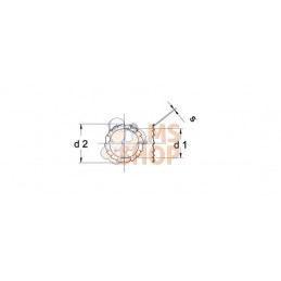 Rondelle frein dentelée M16x26x1,2mm, acier inoxydable A2 DIN 6798 Kramp | KRAMP Rondelle frein dentelée M16x26x1,2mm, acier ino